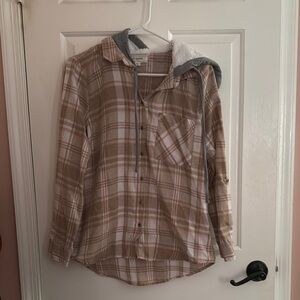 Pink Flannel Sweater